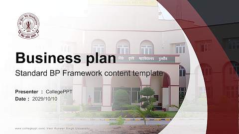 Veer Kunwar Singh University Competition/Entrepreneurship Contest PPT Template