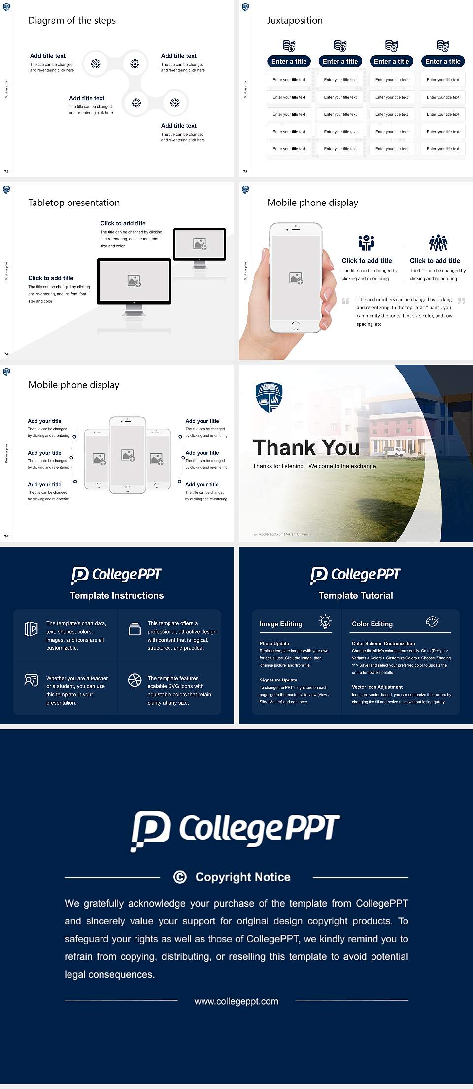 Vikrant University Competition/Entrepreneurship Contest PPT Template4:3 ratio PPT effect preview image9