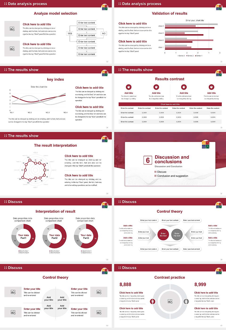 Vijaybhoomi University Graduation Thesis Defense PPT Template16:9 ratio PPT effect preview image5