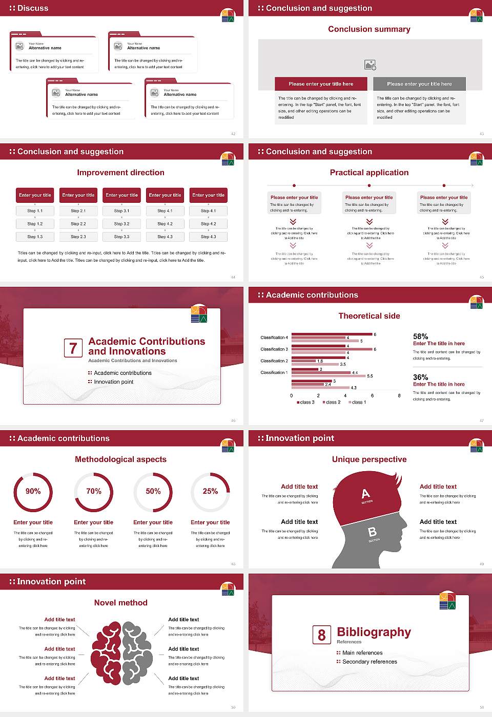 Vijaybhoomi University Graduation Thesis Defense PPT Template16:9 ratio PPT effect preview image6