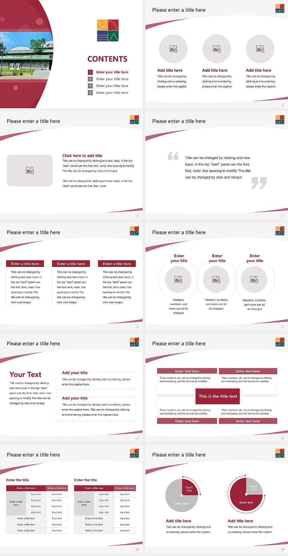 Vijaybhoomi University Course/Courseware Creation PPT Template4:3 ratio PPT effect preview image2