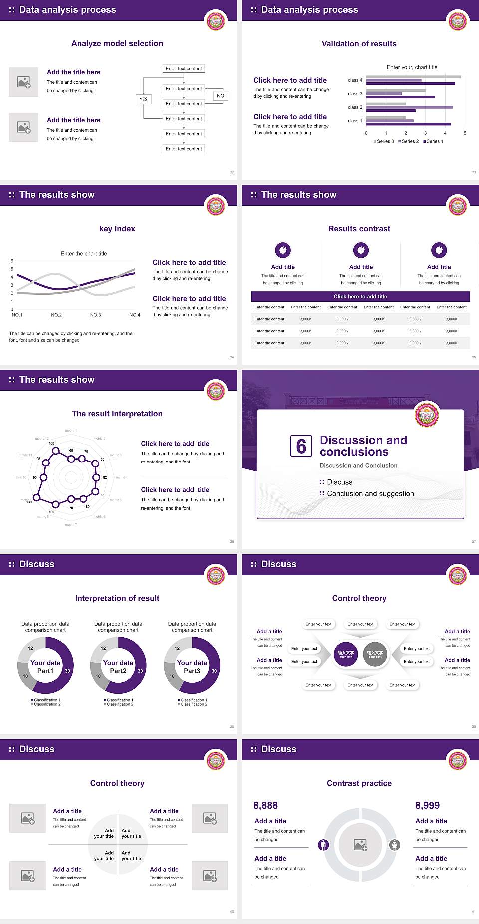 Veer Bahadur Singh Purvanchal University Graduation Thesis Defense PPT Template4:3 ratio PPT effect preview image5