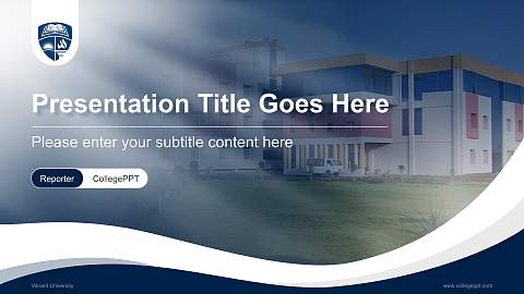 Vikrant University Lecture Sharing and Networking Event PPT Template
