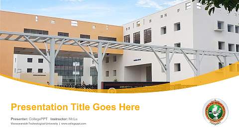 Visveswaraiah Technological University Course/Courseware Creation PPT Template