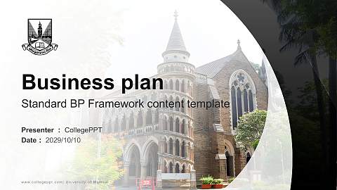 University of Mumbai Competition/Entrepreneurship Contest PPT Template