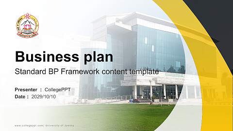 University of Jammu Competition/Entrepreneurship Contest PPT Template