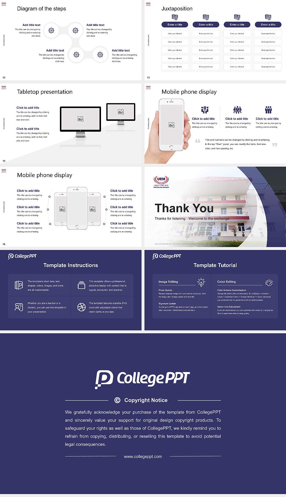 University of Engineering & Management, Jaipur Competition/Entrepreneurship Contest PPT Template16:9 ratio PPT effect preview image9