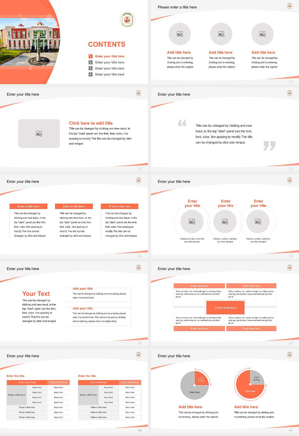 University of Patanjali Course/Courseware Creation PPT Template16:9 ratio PPT effect preview image2