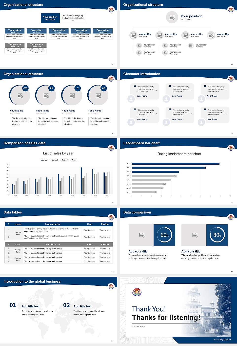 University of Lucknow Academic Presentation/Research Findings Report PPT Template16:9 ratio PPT effect preview image4