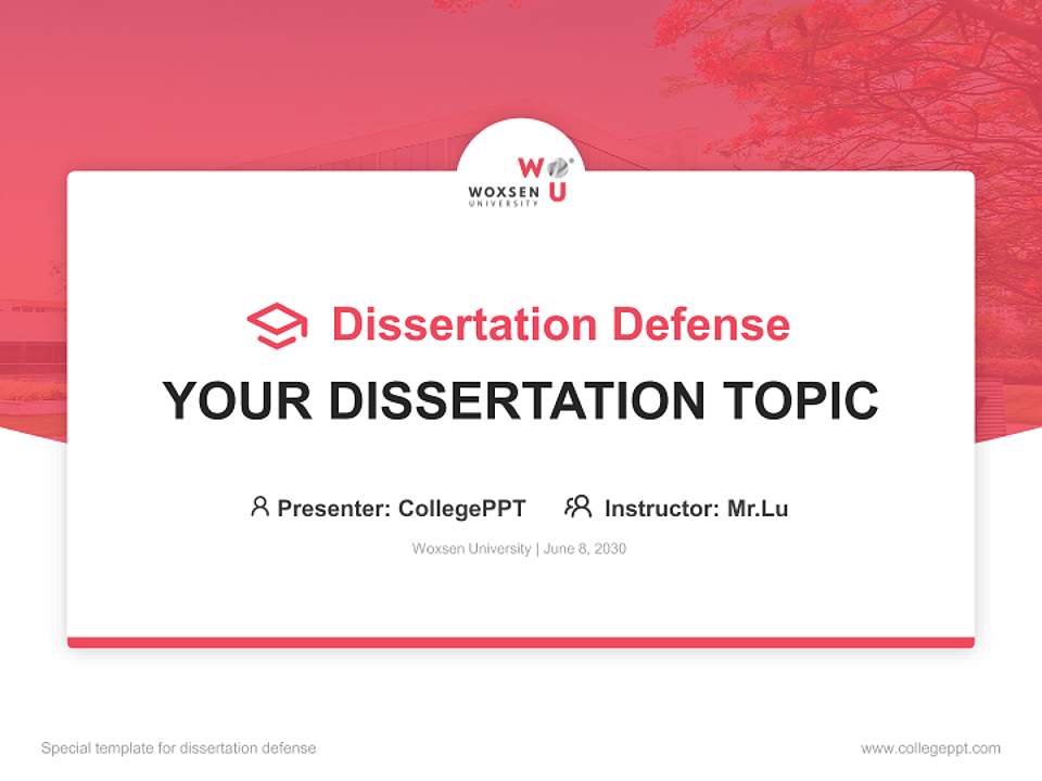 Woxsen University Graduation Thesis Defense PPT Template4:3 ratio PPT effect preview image7