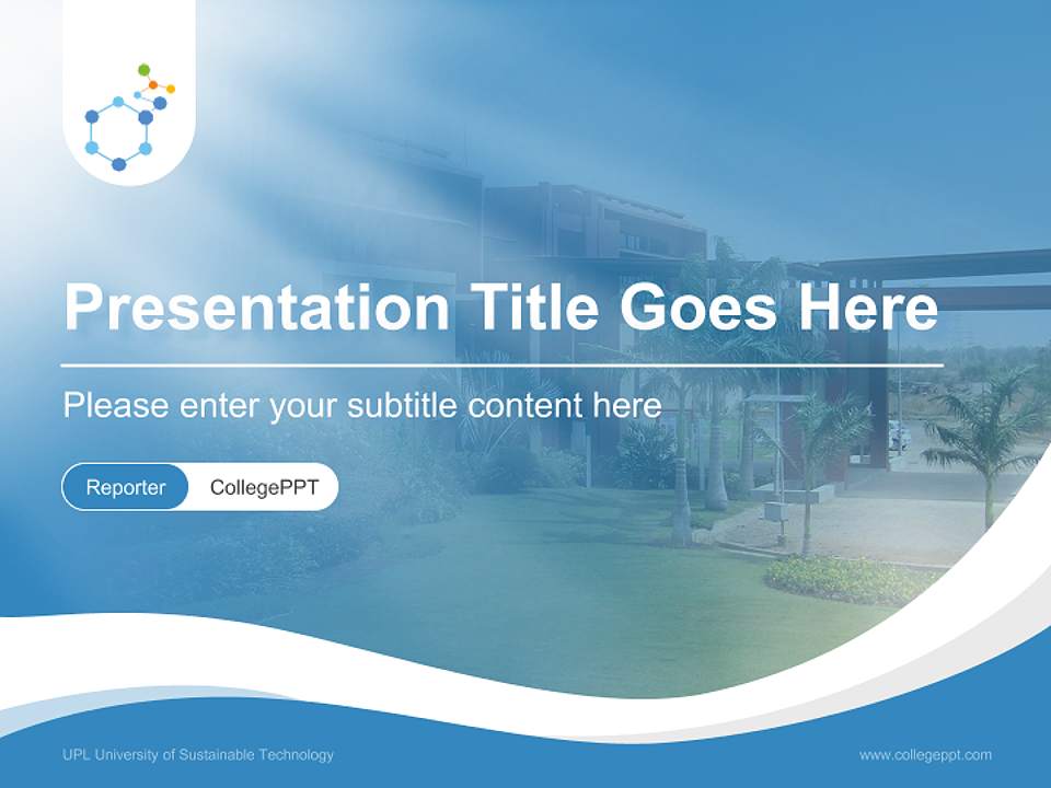 UPL University of Sustainable Technology Lecture Sharing and Networking Event PPT Template4:3 ratio PPT effect preview image4