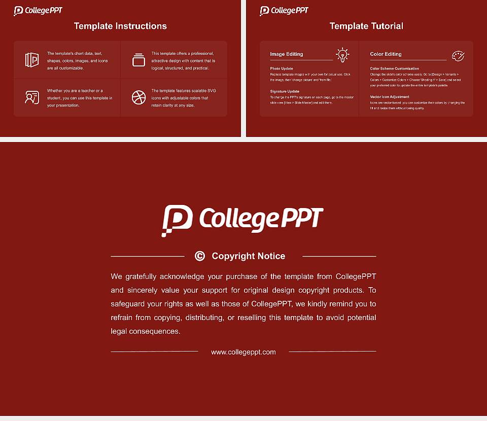 Vivekananda Global University Course/Courseware Creation PPT Template16:9 ratio PPT effect preview image5