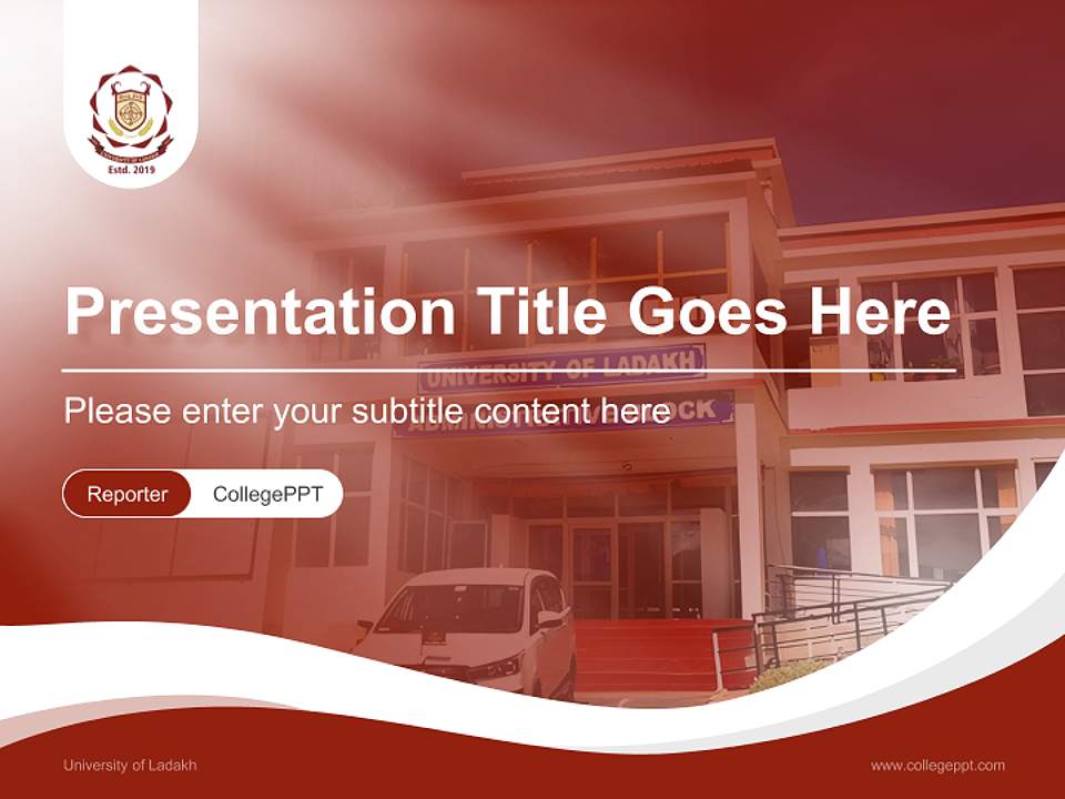 University of Ladakh Lecture Sharing and Networking Event PPT Template4:3 ratio PPT effect preview image4