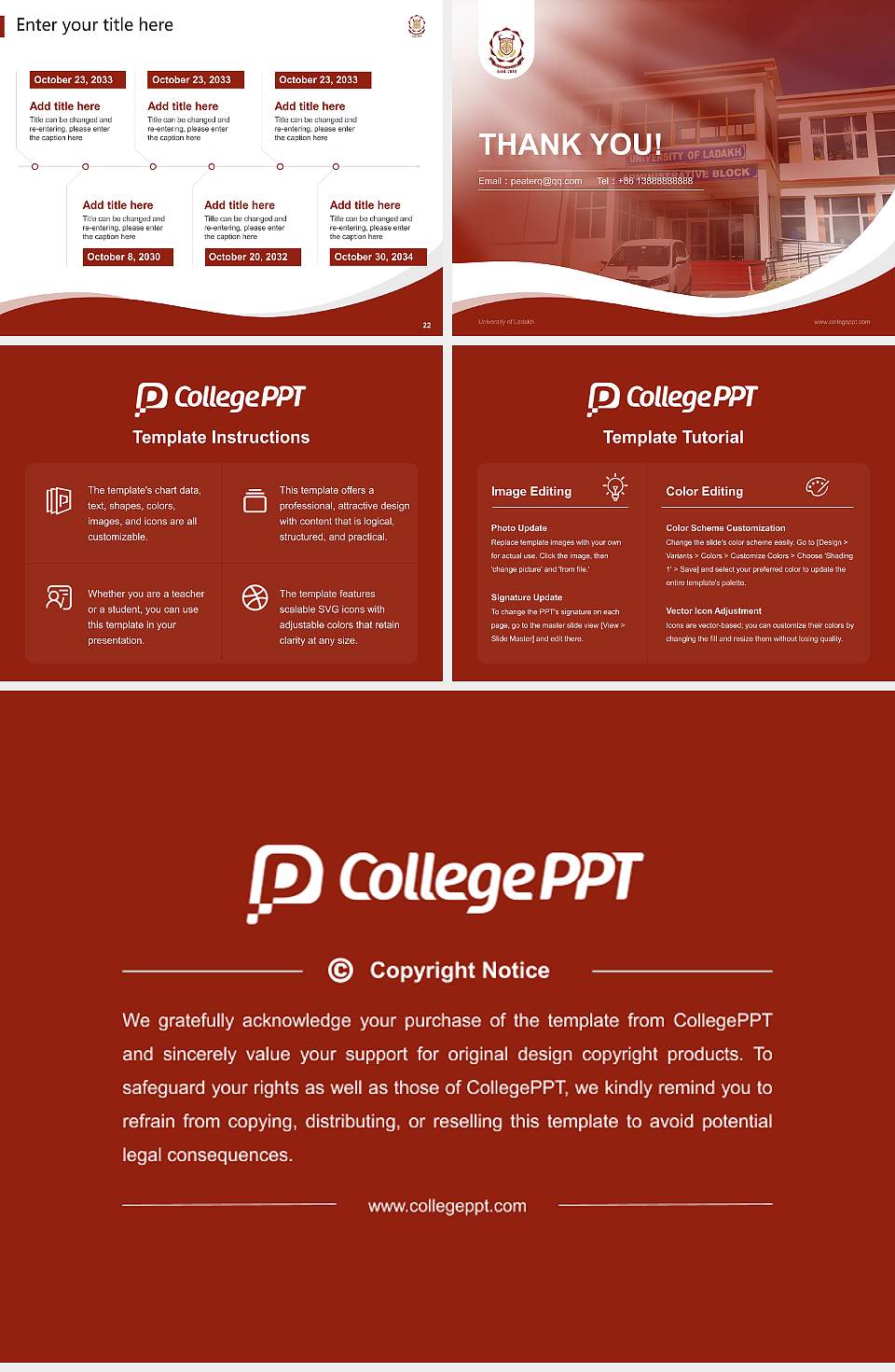 University of Ladakh Lecture Sharing and Networking Event PPT Template4:3 ratio PPT effect preview image4