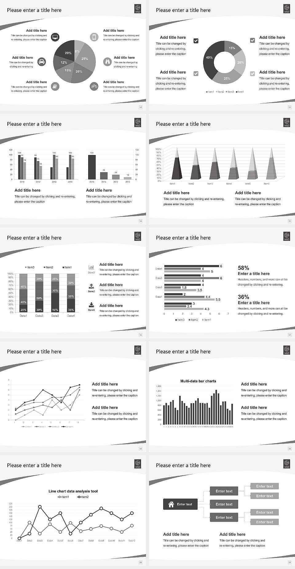 World University of Design Course/Courseware Creation PPT Template4:3 ratio PPT effect preview image3