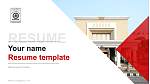 Utkal University of Culture Resume Templat PPT