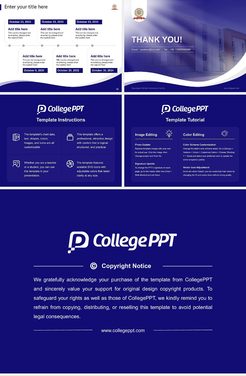 Vijayanagara Sri Krishnadevaraya University Lecture Sharing and Networking Event PPT Template4:3 ratio PPT effect preview image4