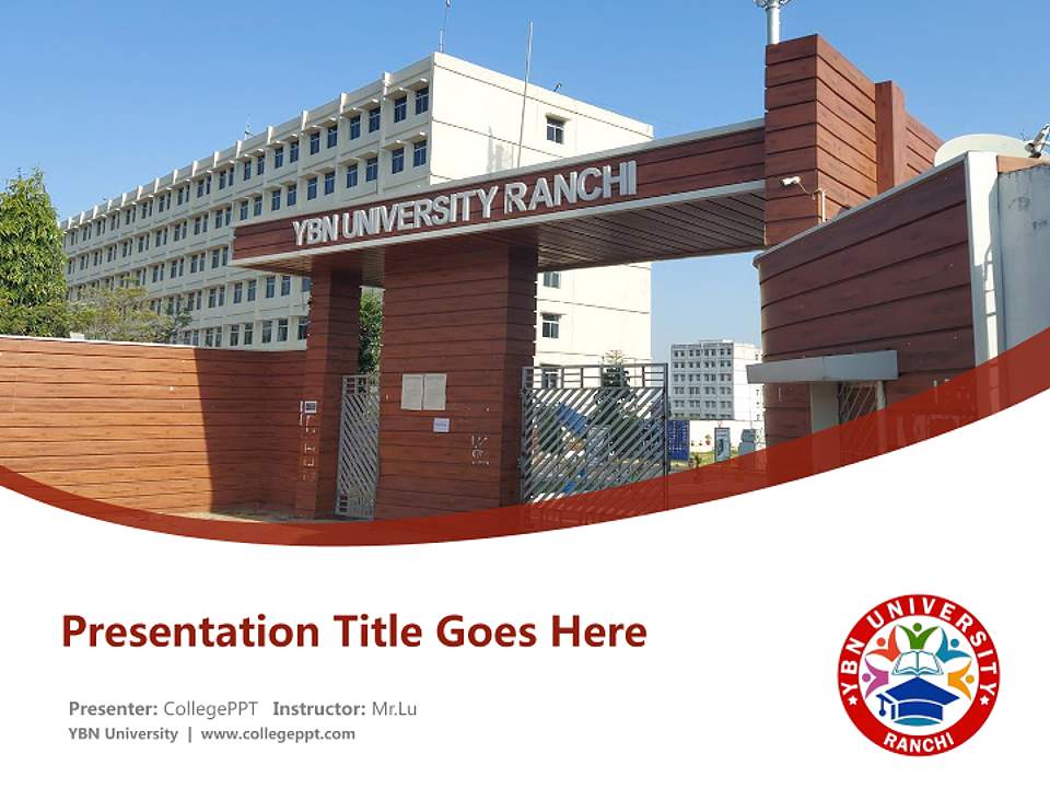 YBN University Course/Courseware Creation PPT Template4:3 ratio PPT effect preview image5