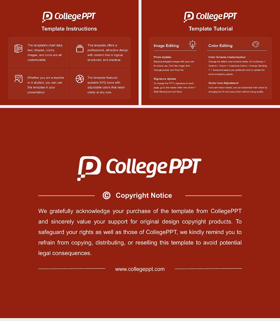 YBN University Course/Courseware Creation PPT Template4:3 ratio PPT effect preview image5
