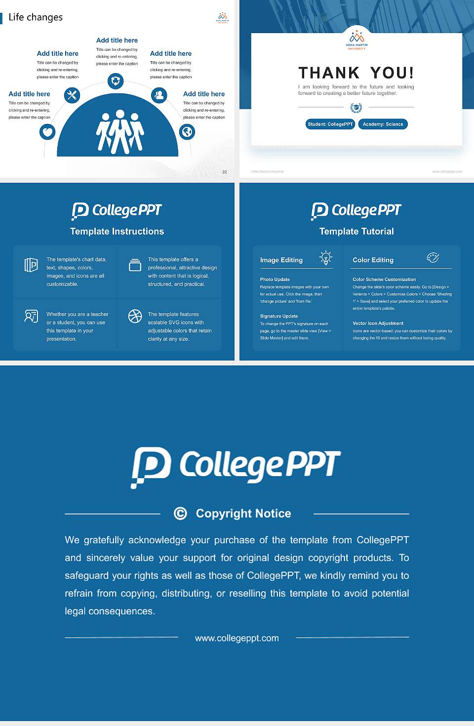 Usha Martin University National Scholarship Defense PPT Template4:3 ratio PPT effect preview image4