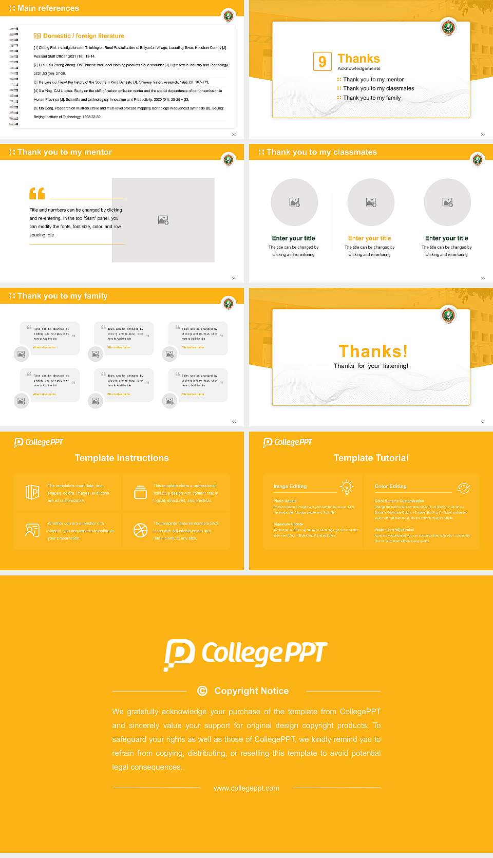 Visveswaraiah Technological University Graduation Thesis Defense PPT Template16:9 ratio PPT effect preview image7