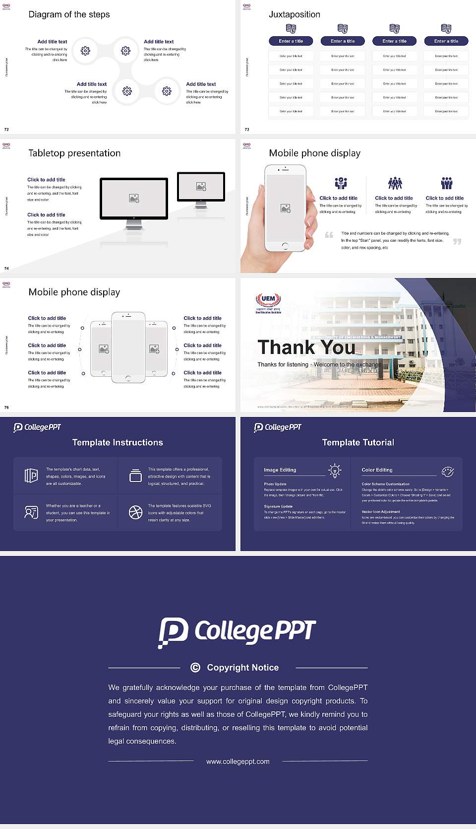 University of Engineering and Management, Kolkata Competition/Entrepreneurship Contest PPT Template16:9 ratio PPT effect preview image9