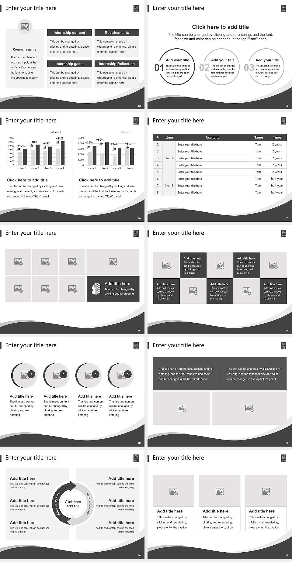 World University of Design Lecture Sharing and Networking Event PPT Template4:3 ratio PPT effect preview image3
