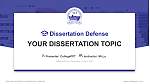 Vellore Institute of Technology Disputation Powerpoint Vorlage