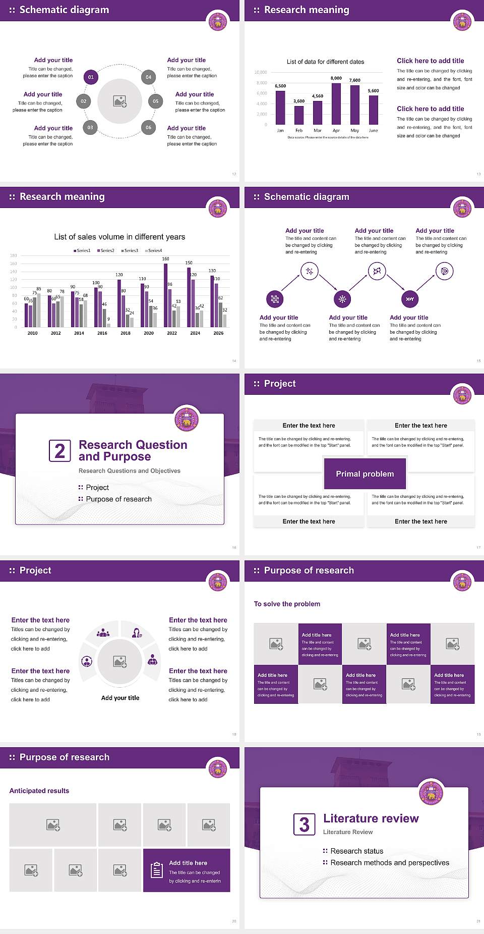 University of Delhi Graduation Thesis Defense PPT Template4:3 ratio PPT effect preview image3