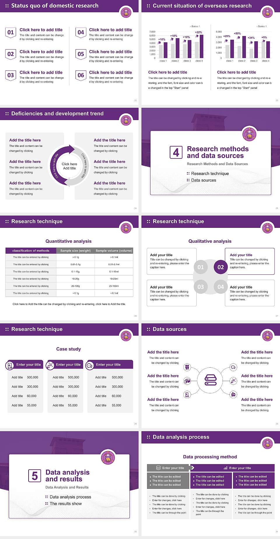 University of Delhi Graduation Thesis Defense PPT Template4:3 ratio PPT effect preview image4
