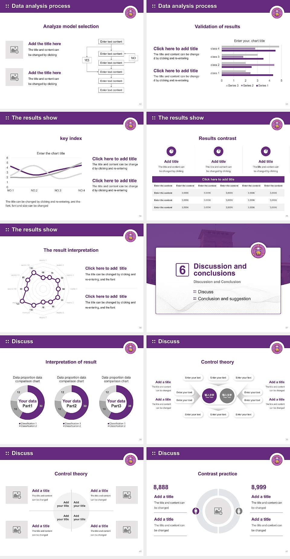 University of Delhi Graduation Thesis Defense PPT Template4:3 ratio PPT effect preview image5