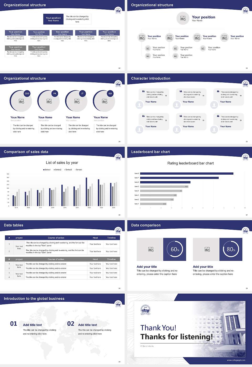 VIT Bhopal University Academic Presentation/Research Findings Report PPT Template16:9 ratio PPT effect preview image4