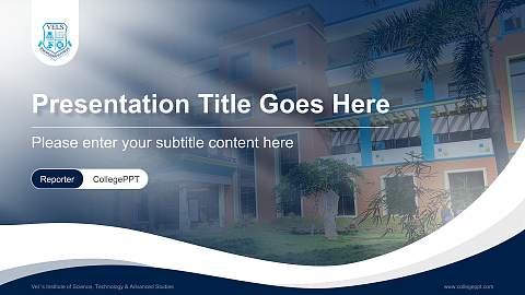Vel ‘s Institute of Science, Technology & Advanced Studies Lecture Sharing and Networking Event PPT Template