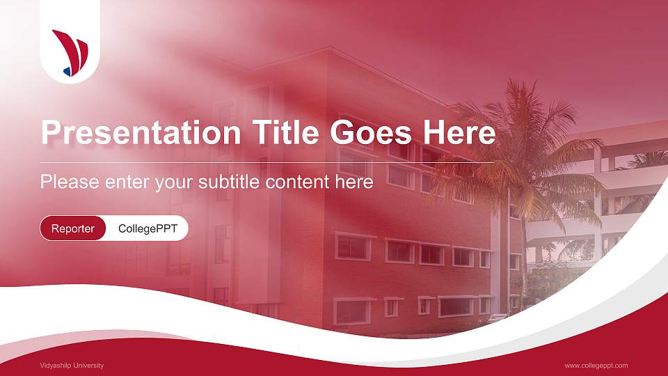 Vidyashilp University Lecture Sharing and Networking Event PPT Template16:9 ratio PPT effect preview image