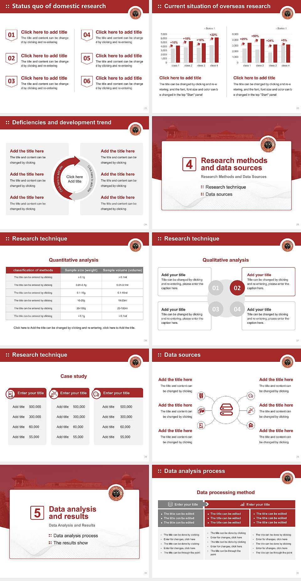 University of Rajasthan Graduation Thesis Defense PPT Template4:3 ratio PPT effect preview image4