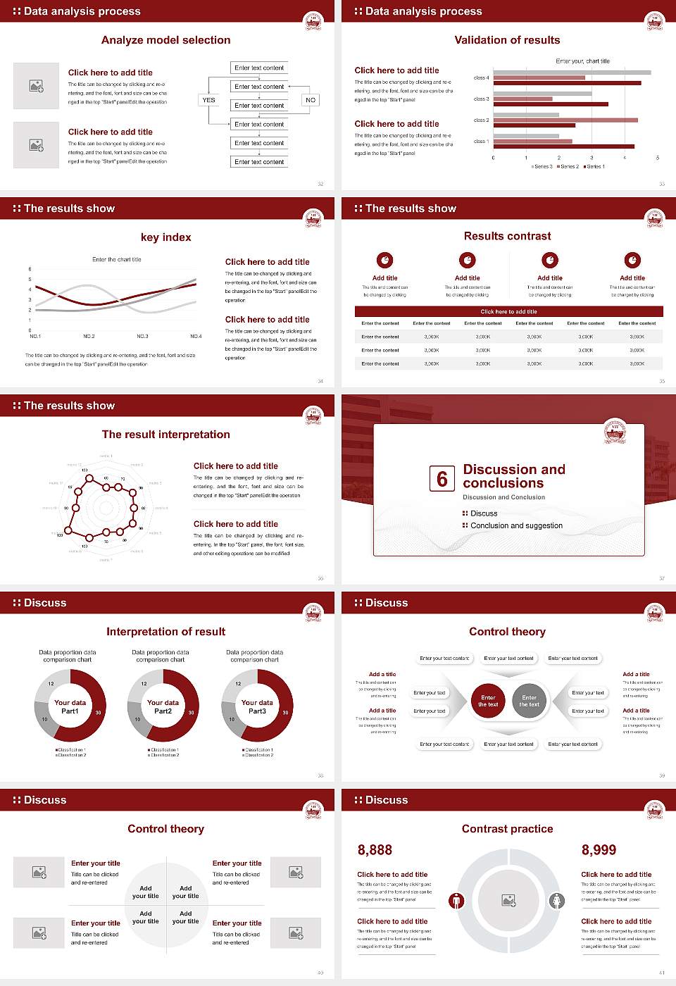 VIT-AP University Graduation Thesis Defense PPT Template16:9 ratio PPT effect preview image5