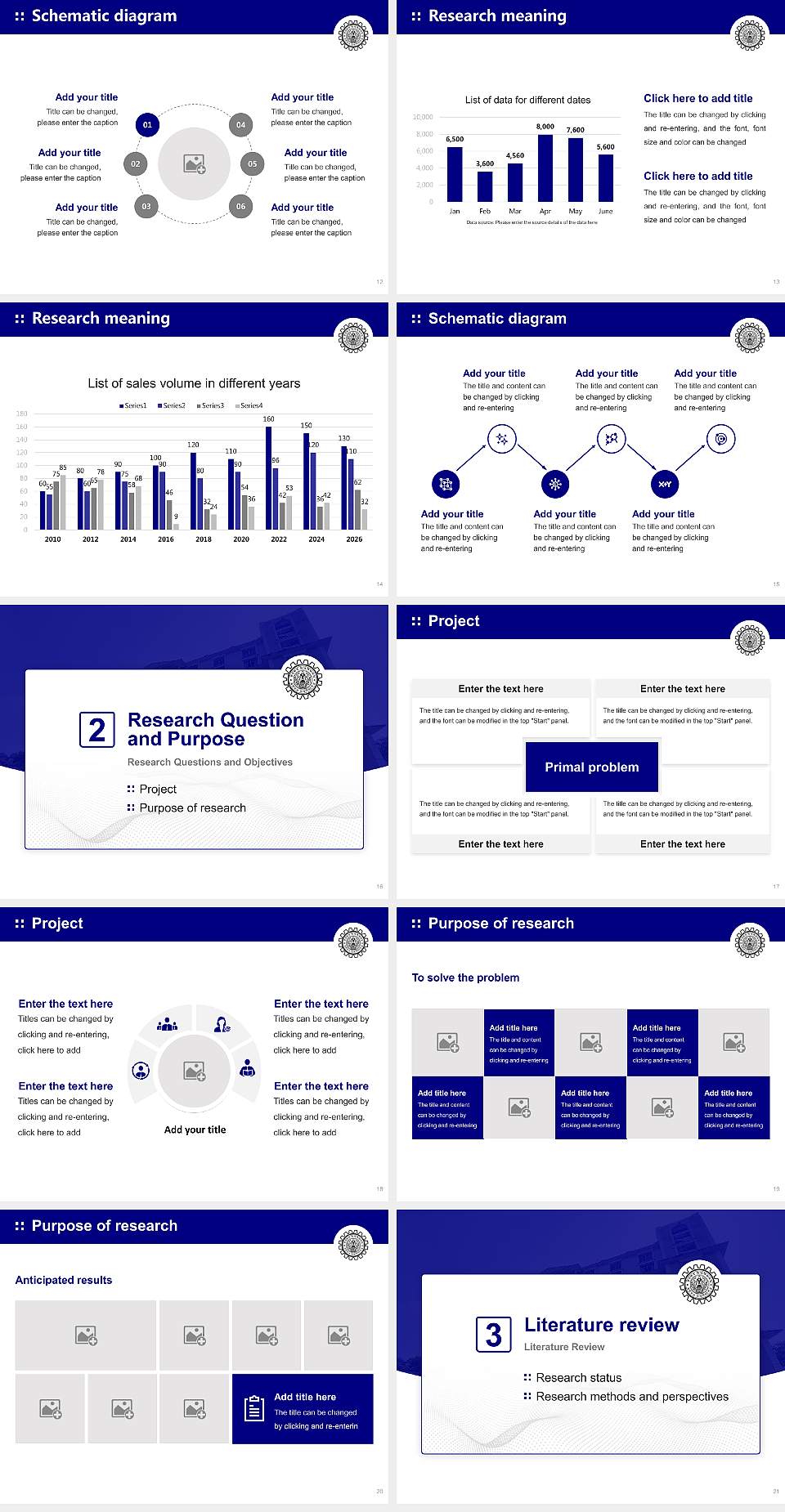University of Burdwan Graduation Thesis Defense PPT Template4:3 ratio PPT effect preview image3