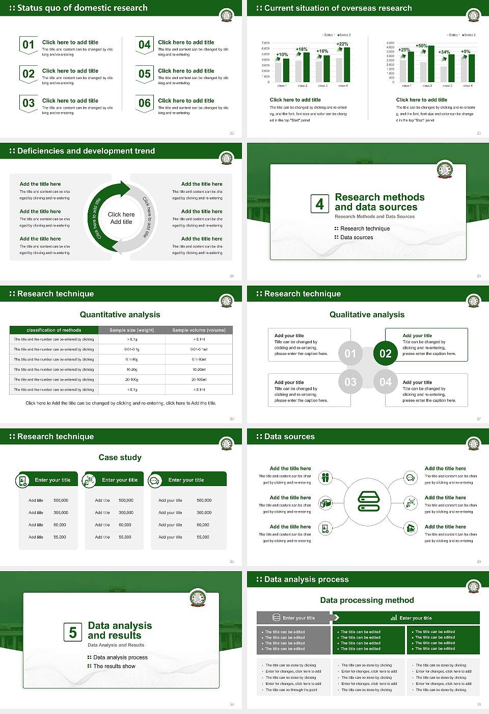 University of Horticultural Sciences Graduation Thesis Defense PPT Template16:9 ratio PPT effect preview image4