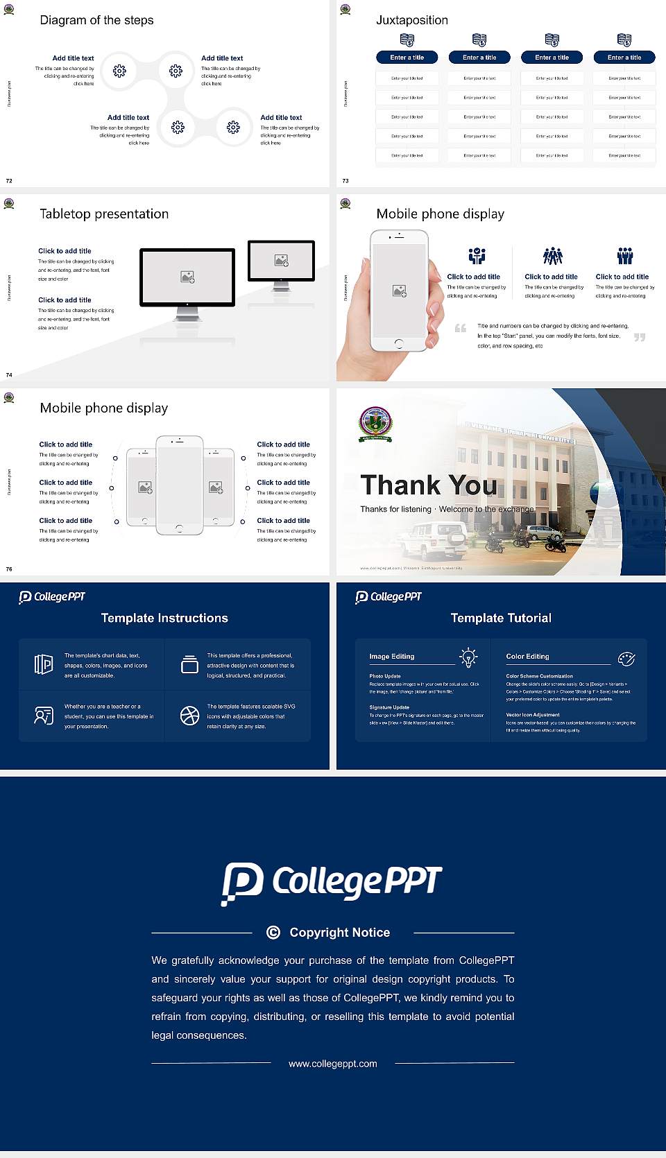 Vikrama Simhapuri University Competition/Entrepreneurship Contest PPT Template16:9 ratio PPT effect preview image9