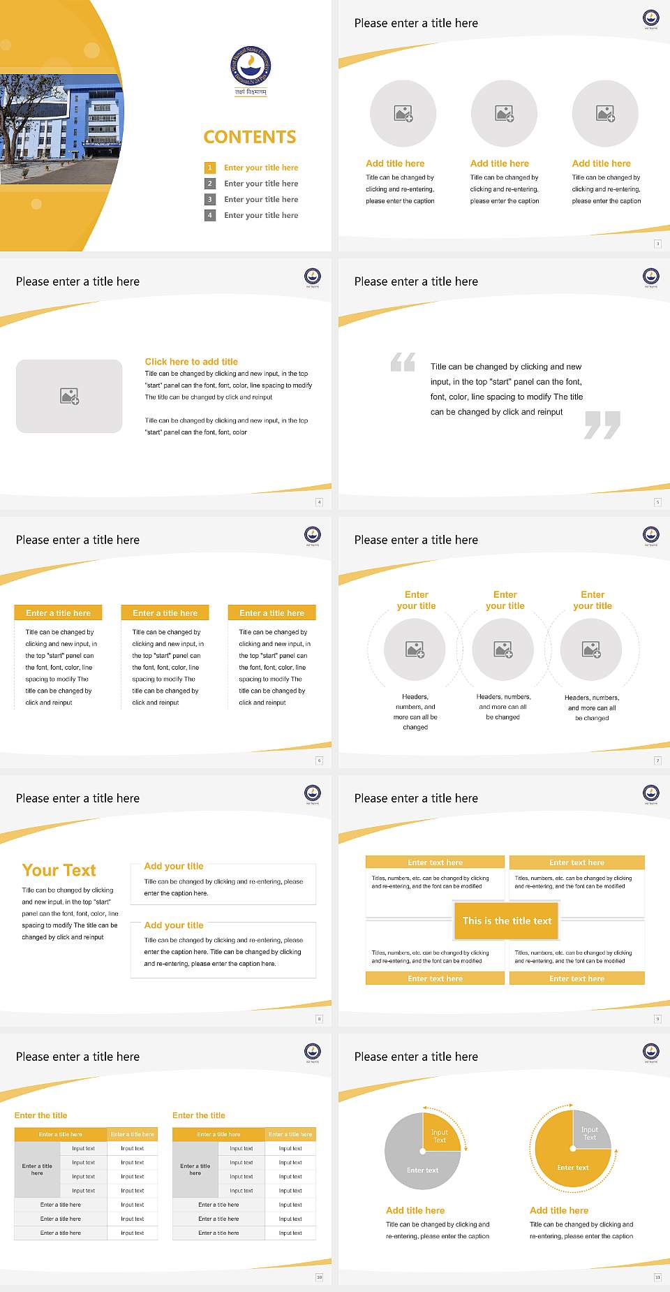 West Bengal State University Course/Courseware Creation PPT Template4:3 ratio PPT effect preview image2