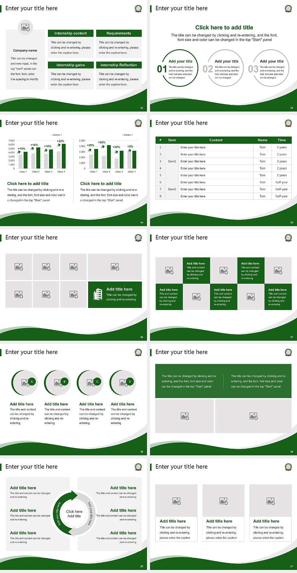 University of Horticultural Sciences Lecture Sharing and Networking Event PPT Template4:3 ratio PPT effect preview image3