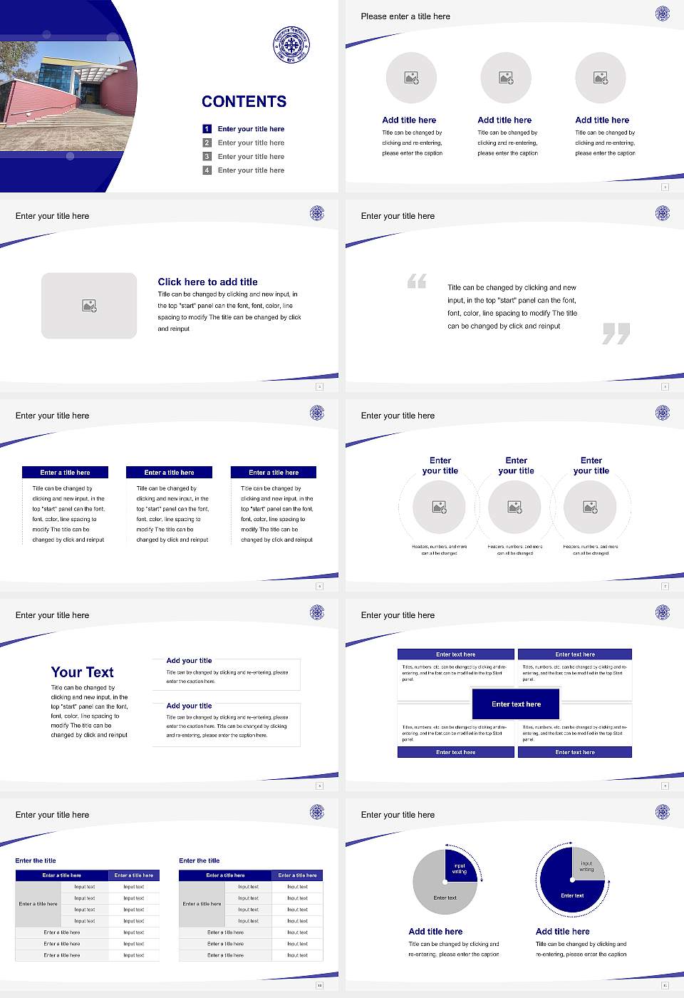 Vidyasagar University Course/Courseware Creation PPT Template16:9 ratio PPT effect preview image2