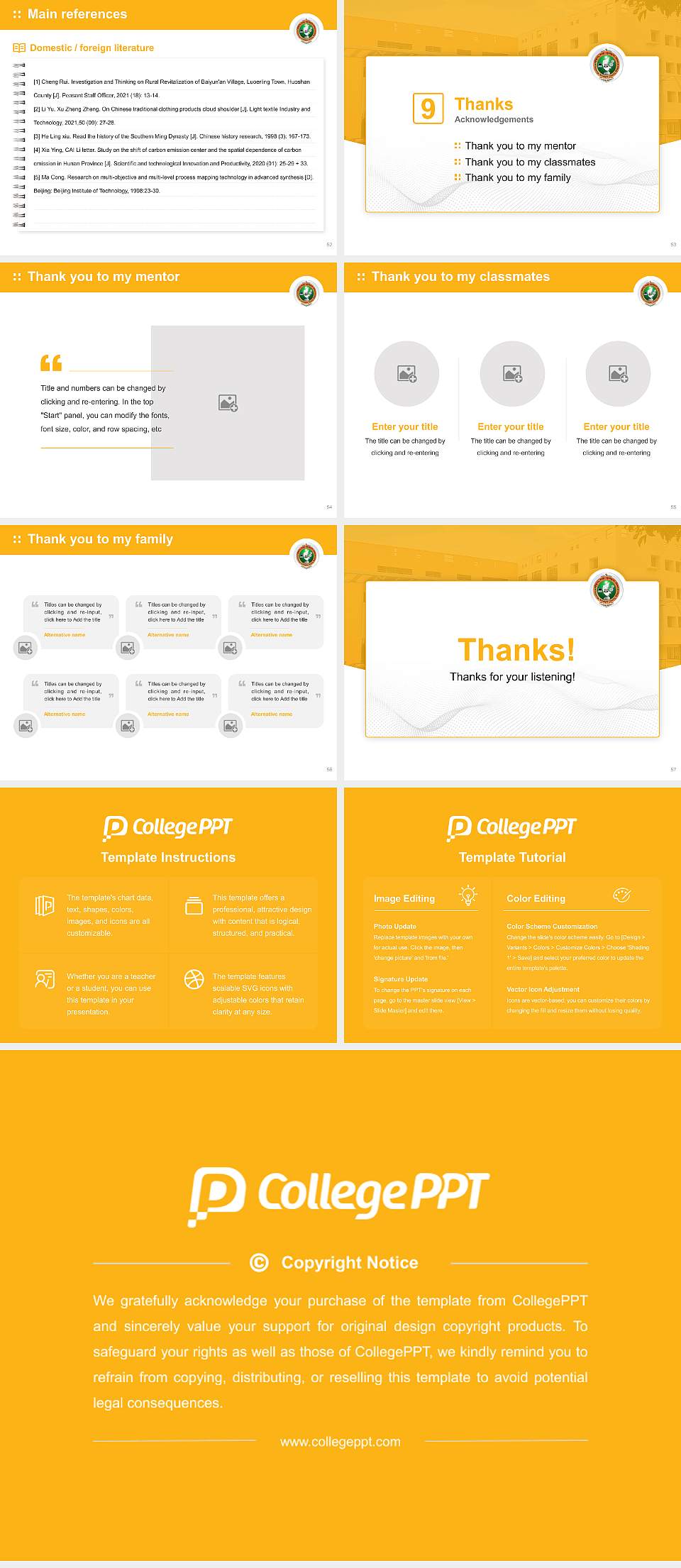 Visveswaraiah Technological University Graduation Thesis Defense PPT Template4:3 ratio PPT effect preview image7