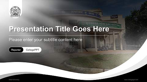 Utkal University Lecture Sharing and Networking Event PPT Template