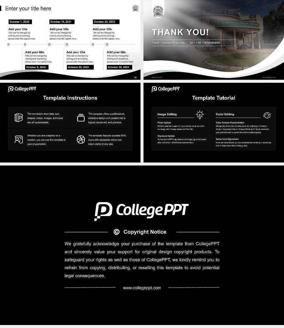 Utkal University Lecture Sharing and Networking Event PPT Template16:9 ratio PPT effect preview image4
