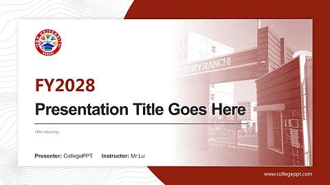 YBN University Academic Presentation/Research Findings Report PPT Template