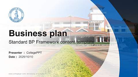 University of Calicut Competition/Entrepreneurship Contest PPT Template