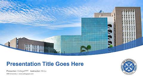 XIM University Course/Courseware Creation PPT Template