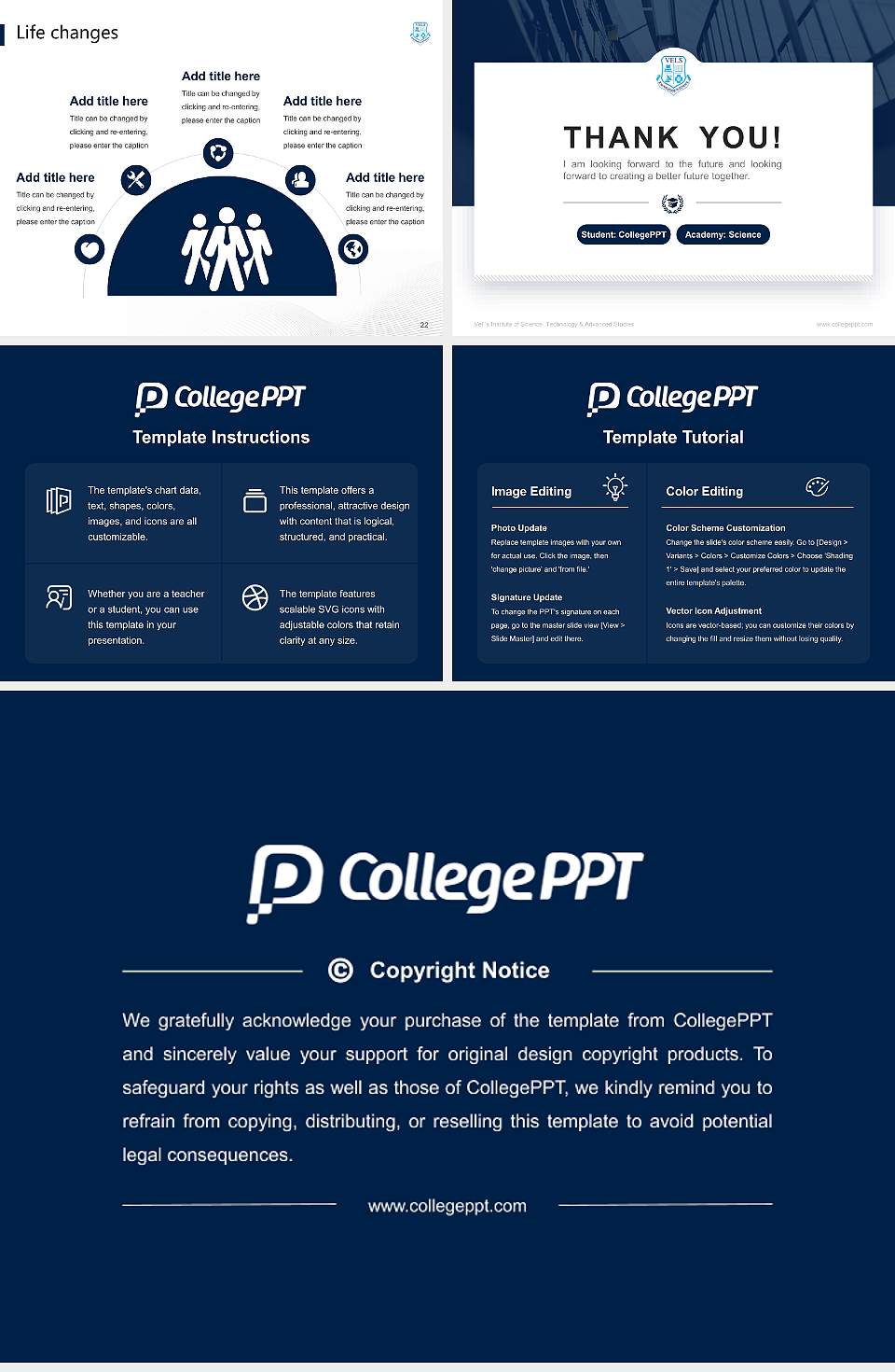 Vel ‘s Institute of Science, Technology & Advanced Studies National Scholarship Defense PPT Template4:3 ratio PPT effect preview image4
