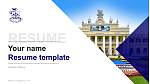 University of Mysore CV PPT-sjabloon